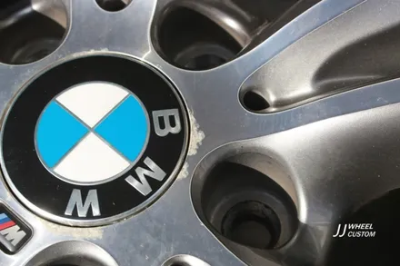 bmw 442m 휠복원 및 휠도색 그리고 메탈블랙 M스티치 작업후기 / 인천 계양구 서운동