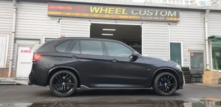 BMW X5M 순정휠 21인치 612M 휠도색(메탈블랙)후기 / 인천 계양구 서운동