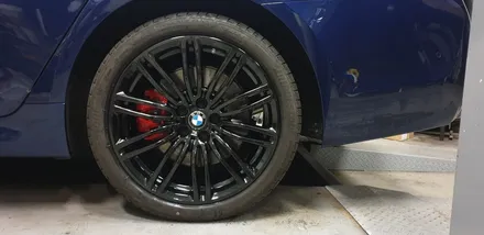 BMW 664m 휠도색 이야기,메탈블랙,JJ휠커스텀 / 인천 계양구 서운동