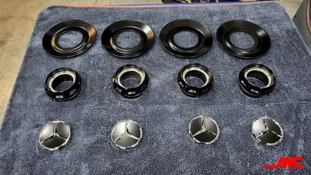 벤츠 AMG c63s 쿠페 휠도색작업 , 반무광블랙,맷블랙,휠도색추천 / 인천 계양구 서운동