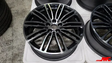 BMW 530i 664m 휠복원 및 틴티드클리어 휠도색 작업 / 인천 계양구 서운동