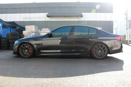 BMW G30 530i 664m 휠도색/휠복원 작업(사틴그레이) / 인천 계양구 서운동