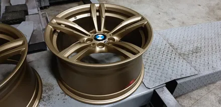 [휠도색]BMW M2 순정휠 437m 19인치 휠도색/휠복원 그리고 골드브론즈 / 인천 계양구 서운동