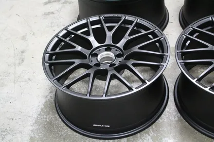 벤츠 AMG C63s쿠페 순정휠 도색작업 후기 , 사틴그레이 / 인천 계양구 서운동