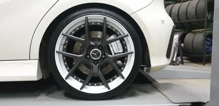 벤츠A45 AMG에 장착된 BC FORGED 19인치 커스텀 휠도색 작업후기 / 인천 계양구 서운동