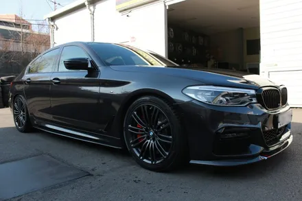 BMW G30 530i 664m 휠도색/휠복원 작업(사틴그레이) / 인천 계양구 서운동