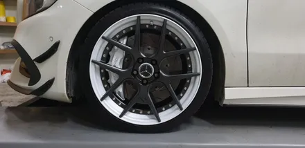 벤츠A45 AMG에 장착된 BC FORGED 19인치 커스텀 휠도색 작업후기 / 인천 계양구 서운동