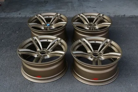 [휠도색]BMW M2 순정휠 437m 19인치 휠도색/휠복원 그리고 골드브론즈 / 인천 계양구 서운동