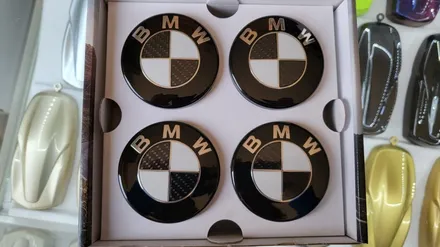 bmw 카본엠블럼,bmw 카본 휠캡 커스텀 작업 / 인천 계양구 서운동