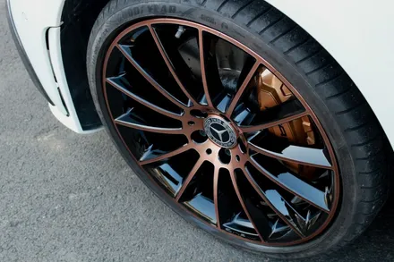 벤츠 CLS400d 마차휠 20인치 브론즈클리어 커스텀 작업,휠도색 / 인천 계양구 서운동