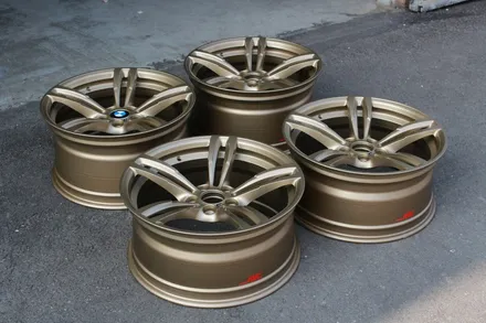 [휠도색]BMW M2 순정휠 437m 19인치 휠도색/휠복원 그리고 골드브론즈 / 인천 계양구 서운동