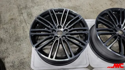 BMW 530i 664m 휠복원 및 틴티드클리어 휠도색 작업 / 인천 계양구 서운동