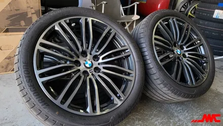 BMW 530i 664m 휠복원 및 틴티드클리어 휠도색 작업 / 인천 계양구 서운동