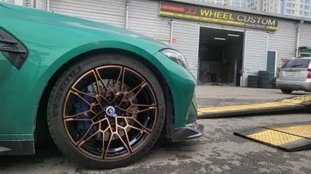 휠 커스텀이란 이런것! BMW M3컴페티션 826m (브론즈 클리어) / 인천 계양구 서운동