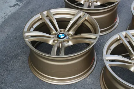 [휠도색]BMW M2 순정휠 437m 19인치 휠도색/휠복원 그리고 골드브론즈 / 인천 계양구 서운동