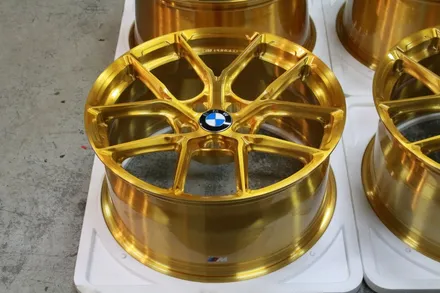 BMW M2 컴페티션 핸드브러쉬 휠 커스텀작업,골드브론즈클리어 / 인천 계양구 서운동