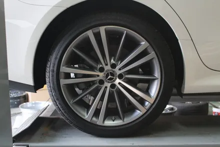 벤츠 CLS 400d 휠도색하기 (메탈블랙) / 인천 계양구 서운동