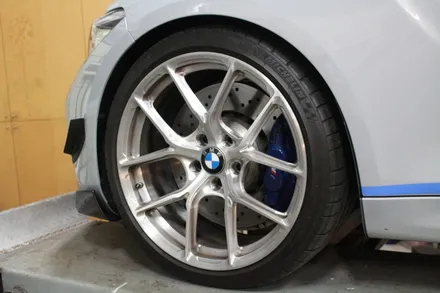 BMW M2 컴페티션 핸드브러쉬 휠 커스텀작업,골드브론즈클리어 / 인천 계양구 서운동