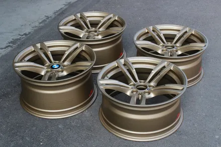 [휠도색]BMW M2 순정휠 437m 19인치 휠도색/휠복원 그리고 골드브론즈 / 인천 계양구 서운동