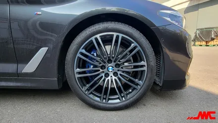 BMW 530i 664m 휠복원 및 틴티드클리어 휠도색 작업 / 인천 계양구 서운동