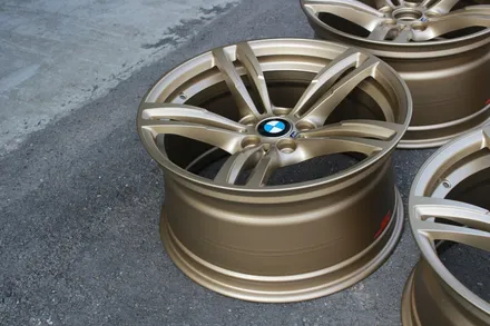 [휠도색]BMW M2 순정휠 437m 19인치 휠도색/휠복원 그리고 골드브론즈 / 인천 계양구 서운동