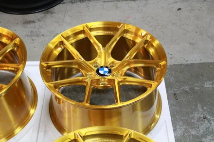 BMW M2 컴페티션 핸드브러쉬 휠 커스텀작업,골드브론즈클리어 / 인천 계양구 서운동