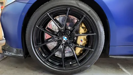 bmw f90 m5 컴페티션 863m 반무광블랙 휠도색 후기 / 인천 계양구 서운동