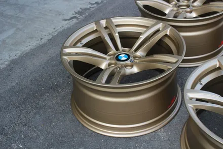 [휠도색]BMW M2 순정휠 437m 19인치 휠도색/휠복원 그리고 골드브론즈 / 인천 계양구 서운동