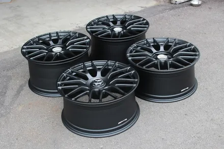벤츠 AMG C63s쿠페 순정휠 도색작업 후기 , 사틴그레이 / 인천 계양구 서운동