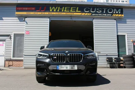 BMW 신형 X4 순정휠 휠도색 작업 , 사틴그레이 / 인천 계양구 서운동