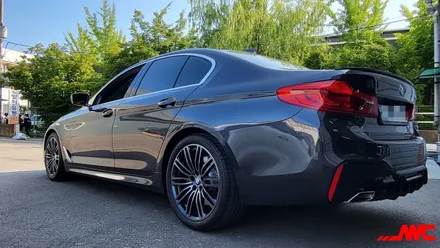 BMW 530i 664m 휠복원 및 틴티드클리어 휠도색 작업 / 인천 계양구 서운동