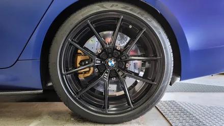 bmw f90 m5 컴페티션 863m 반무광블랙 휠도색 후기 / 인천 계양구 서운동
