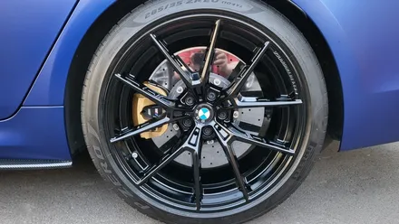bmw f90 m5 컴페티션 863m 반무광블랙 휠도색 후기 / 인천 계양구 서운동