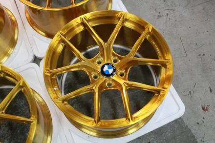 BMW M2 컴페티션 핸드브러쉬 휠 커스텀작업,골드브론즈클리어 / 인천 계양구 서운동