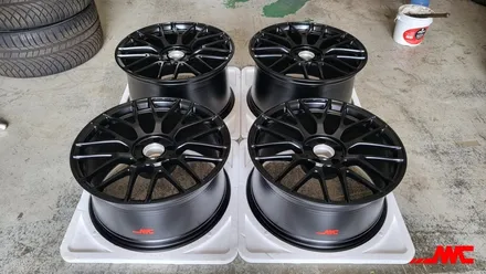 벤츠 AMG c63s 쿠페 휠도색작업 , 반무광블랙,맷블랙,휠도색추천 / 인천 계양구 서운동