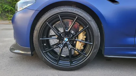 bmw f90 m5 컴페티션 863m 반무광블랙 휠도색 후기 / 인천 계양구 서운동