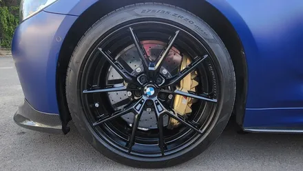 bmw f90 m5 컴페티션 863m 반무광블랙 휠도색 후기 / 인천 계양구 서운동