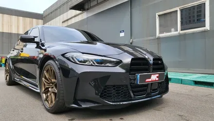 BMW G80 M3컴페티션 휠 색상변경,휠도색,휠커스텀...그리고 BMW엠블럼 커스텀작업 / 인천 계양구 서운동