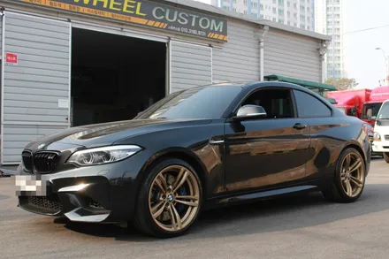 [휠도색]BMW M2 순정휠 437m 19인치 휠도색/휠복원 그리고 골드브론즈 / 인천 계양구 서운동