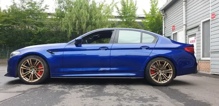 BMW F90 M5 골드브론즈 휠도색 이야기~!! M5CS / 인천 계양구 서운동