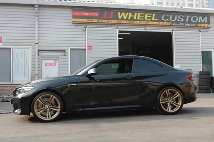 [휠도색]BMW M2 순정휠 437m 19인치 휠도색/휠복원 그리고 골드브론즈 / 인천 계양구 서운동