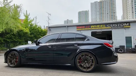 BMW G80 M3컴페티션 휠 색상변경,휠도색,휠커스텀...그리고 BMW엠블럼 커스텀작업 / 인천 계양구 서운동