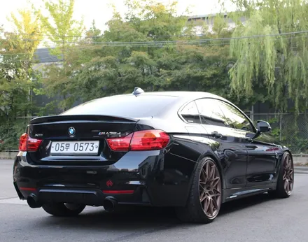 내 자동차 휠도색하기 /BMW 435d에 437m 튜닝 (다크 메탈실버) / 인천 계양구 서운동