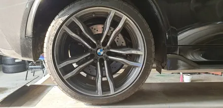 BMW X5M 순정휠 21인치 612M 휠도색(메탈블랙)후기 / 인천 계양구 서운동