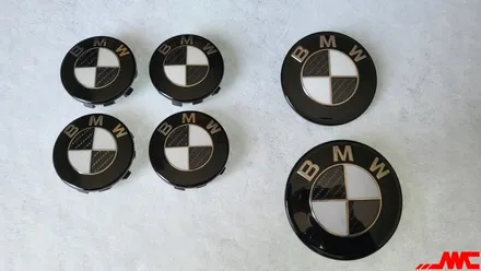 BMW 휠캡 , 엠블럼 IND스타일 카본 커스텀 작업 / 인천 계양구 서운동