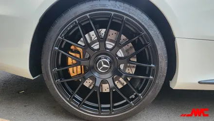 벤츠 AMG c63s 쿠페 휠도색작업 , 반무광블랙,맷블랙,휠도색추천 / 인천 계양구 서운동