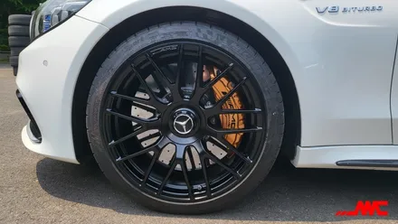 벤츠 AMG c63s 쿠페 휠도색작업 , 반무광블랙,맷블랙,휠도색추천 / 인천 계양구 서운동