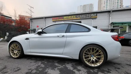 BMW M2컴페티션 788m 프로즌골드,골드휠도색 휠도색 후기 / 인천 계양구 서운동