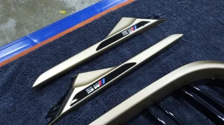 BMW F90 M5를 M5CS 버젼으로 튜닝해보기!휠도색,캘리퍼 / 인천 계양구 서운동