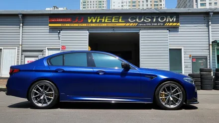 bmw f90 m5 컴페티션 863m 반무광블랙 휠도색 후기 / 인천 계양구 서운동